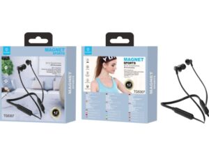 Auriculares Bluetooth Desportivo Preto