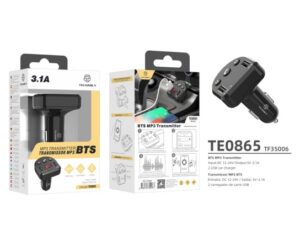 Bluetooth Mp3 3.1A Para Carro Preto (Cópia)