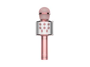 Microfone Bluetooth Ouro Rosa