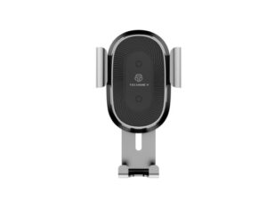 Suporte Carro Com Wireless Charger 15W TF2795 Prata