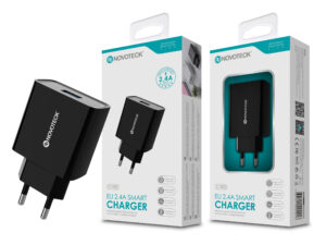 Carregador 2.4A 1 USB Negro NOVOTECK C-002