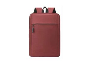 Mochila Multifuncional Vermelho Novoteck BAG-006 com Compartimentos e Design Contemporâneo