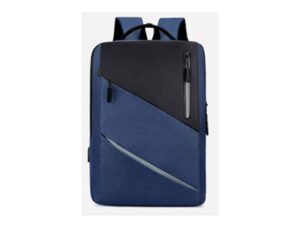 Mochila Azul Novoteck BAG-011 com Design Elegante e Porta USB