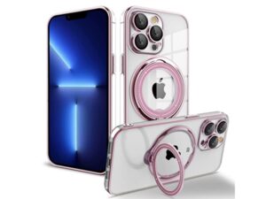 Capa Magsafe Suporte Iphone 13 Pro Max Rosa