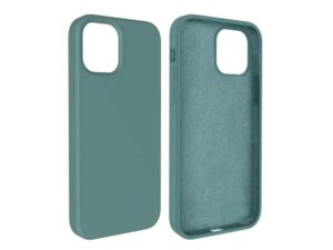 Capa Silicone Square Premium iPhone 15 Verde Agua
