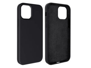 Capa Silicone Square Premium iPhone 15 Negro