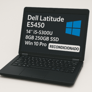 Portátil Dell Latitude E5450 14" i5-5300U 8GB 250GB SSD Win 10 Pro