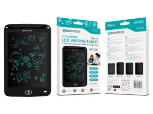 Tablet de Escrita LCD para Crianças - 8,5'' Polegadas, DRAW-01 Negro