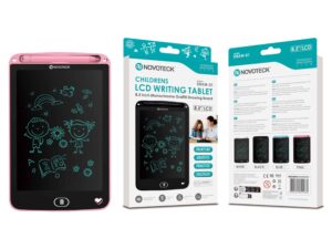 Tablet de Escrita LCD para Crianças - 8,5'' Polegadas, DRAW-01 Rosa
