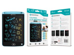Tablet de Escrita LCD Colorido para Crianças - 8,5'' Polegadas, DRAW-02 Azul