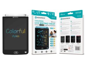 Tablet de Escrita LCD Colorido para Crianças - 8,5'' Polegadas, DRAW-02 Branco