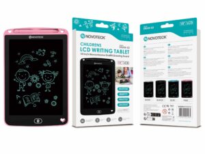 Tablet de Escrita LCD para Crianças - 10'' Polegadas, DRAW-03 Rosa