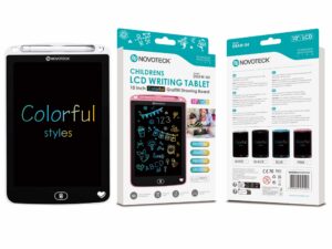 Tablet de Escrita LCD Colorido para Crianças - 10'' Polegadas, DRAW-04 Branco