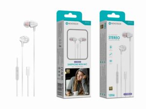 Auriculares Estéreo com Microfone Novoteck E-039 – Conexão USB-C, Áudio Hi-Fi