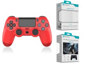 Comando Jogo PS4-PC-Android Vermelho Sem Fio 2.4G GM-004