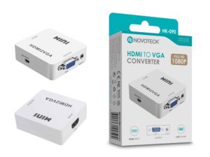 Conversor HDMI para VGA Novoteck HK-090 – Full HD 1080p com Saída de Áudio