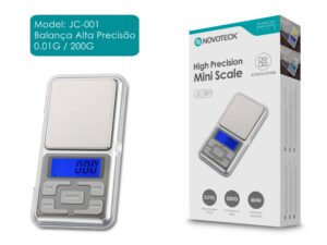 Balança de Precisão Mini NOVOTECK JC-001 - Alta Precisão e Portabilidade