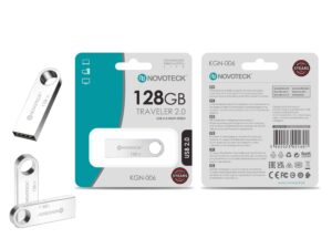 Pen Drive Novoteck 128GB USB 2.0 Traveler – KGN-006