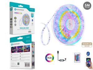 Fita Led 5M 5V 5050Rgb 150Led 8W Bt App Ip65 LED-021