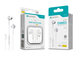 Auriculares Estéreo com Conector Lightning Bluetooth E-028