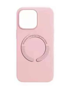 Capa para Smartphones com MagSafe - SJK-008 Compatível com Acessórios Magnéticos, Material Premium - Rosa Seca , iPhone 15 Pro Max