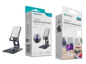 Suporte de Mesa Dobrável Z-039 para Telemóveis e Tablets - Rotação 360°, Ajuste Multi-ângulo, Design Portátil
