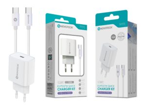 Carregador USB-C com Cabo Type-C to Type-c PD20W All Compatible C-009T