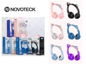 XY-205 AURICULARES BLUETOOTH FORMATO GATO RGB