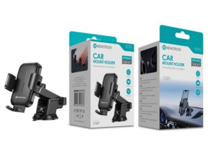 Suporte de Montagem de Sucção para Telemóvel NOVOTECK Z-069 - Universal, Rotação 360º, para Dispositivos 3.5"-6.7"
