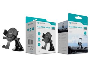 Suporte de Sucção Universal para Telemóvel NOVOTECK Z-073 - Rotação 360º, para Dispositivos de 3.5"-6.7"