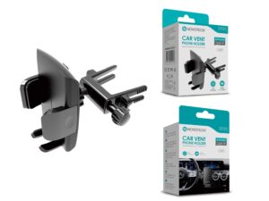Suporte de Telemóvel para Saída de Ar com Presilha Ajustável – Rotação 360º para Telemóveis de 3,5'' a 7''Z-087