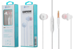 E-017 Auriculares Com Micro Branco