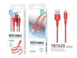 Cabo Micro Usb 2A 1M Vermelha