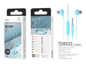 Auriculares 3.5Mm Azul