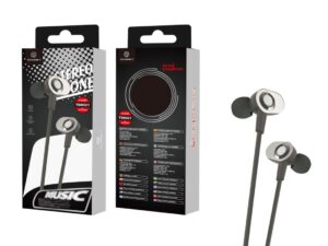 Auriculares Com Fio Microfone 1.2M Preto