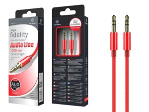 Cabo Audio Od2.7 1M 3.5Mm Vermelha