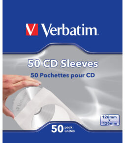 Capa Disco Duro Verbatim Fundas de CD, paq 50