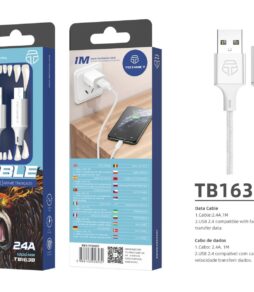 Cabo Micro Usb 2.4A 1M Branco