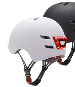Capacete para Trotinete Elétrica Youin LED Branco