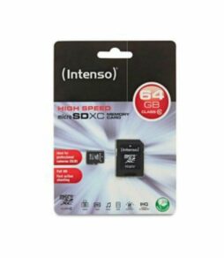 Cartão de Memória Micro SD com Adaptador INTENSO 3413490 64 GB 64 GB