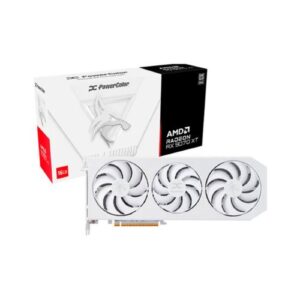 TARJETA GRÁFICA POWERCOLOR RX 9070XT 16GB HELLHOUND WHITE OC