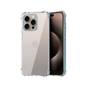Cool iPhone 15 Pro Max Case, Transparent, Shockproof/Reinforced Corners 8434847069340