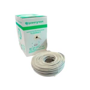 BOBINA DE CABLE PEPEGREEN CAT6 UTP 305M 24AWG/LSZH/GRIS/CAT 6/UTP/FLEXIBLE/305M/RED CAB-06305-BLF