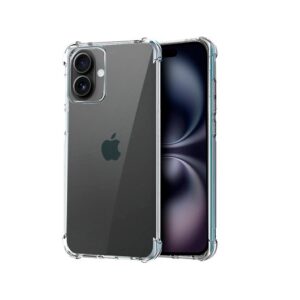 Cool iPhone 16 Case, Transparent, Shockproof/Reinforced Corners 8434847075259