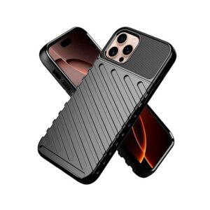 Cool iPhone 16 Pro Max Thunder Black Case, Hard Case/Extra Reinforcement/Wireless Charging 8434847075723