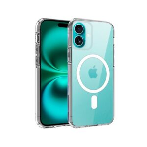 COOL IPHONE 16 PLUS MAGNETIC CASE TRANSPARENT TRANSPARENT/COMPATIBLE MAGNETIC CHARGER 8434847075303