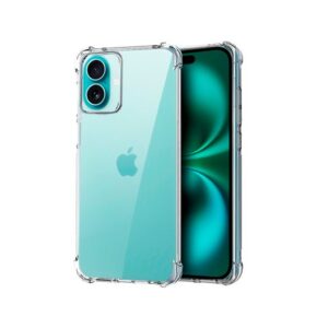 Cool iPhone 16 Plus Case, Transparent, Shockproof/Reinforced Corners 8434847075266
