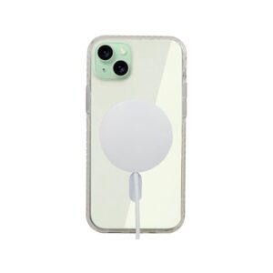 COOL IPHONE 15 PLUS MAGNETIC TRANSPARENT CASE COMPATIBLE WITH MAGNETIC CHARGER 8434847069203