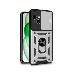 COOL IPHONE 15 PLUS HARD RING CASE SILVER RING SUPPORT/MAGNET/EXTRA REINFORCEMENT 8434847069906