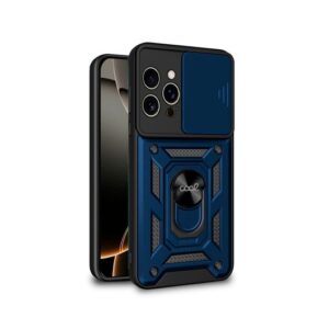 COOL IPHONE 16 PRO HARD RING CASE BLUE RING SUPPORT/MAGNET/EXTRA REINFORCEMENT 8434847075389